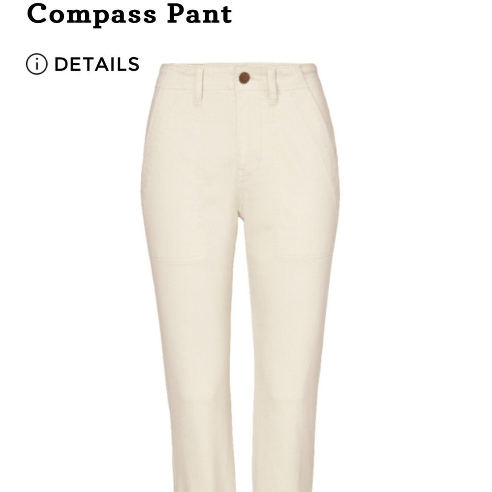 cabi Compass Pant - Oyster Size 14